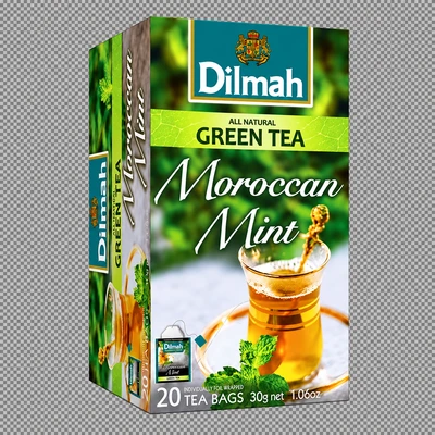Dilmah Moroccan Mint green tea representative pack