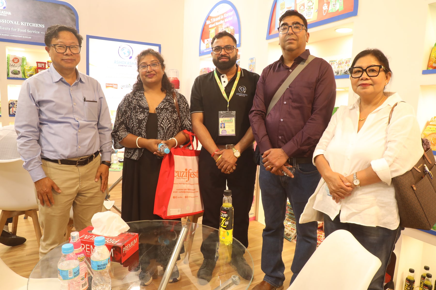 Ashokasha meeting international partners at AAHAR 2026