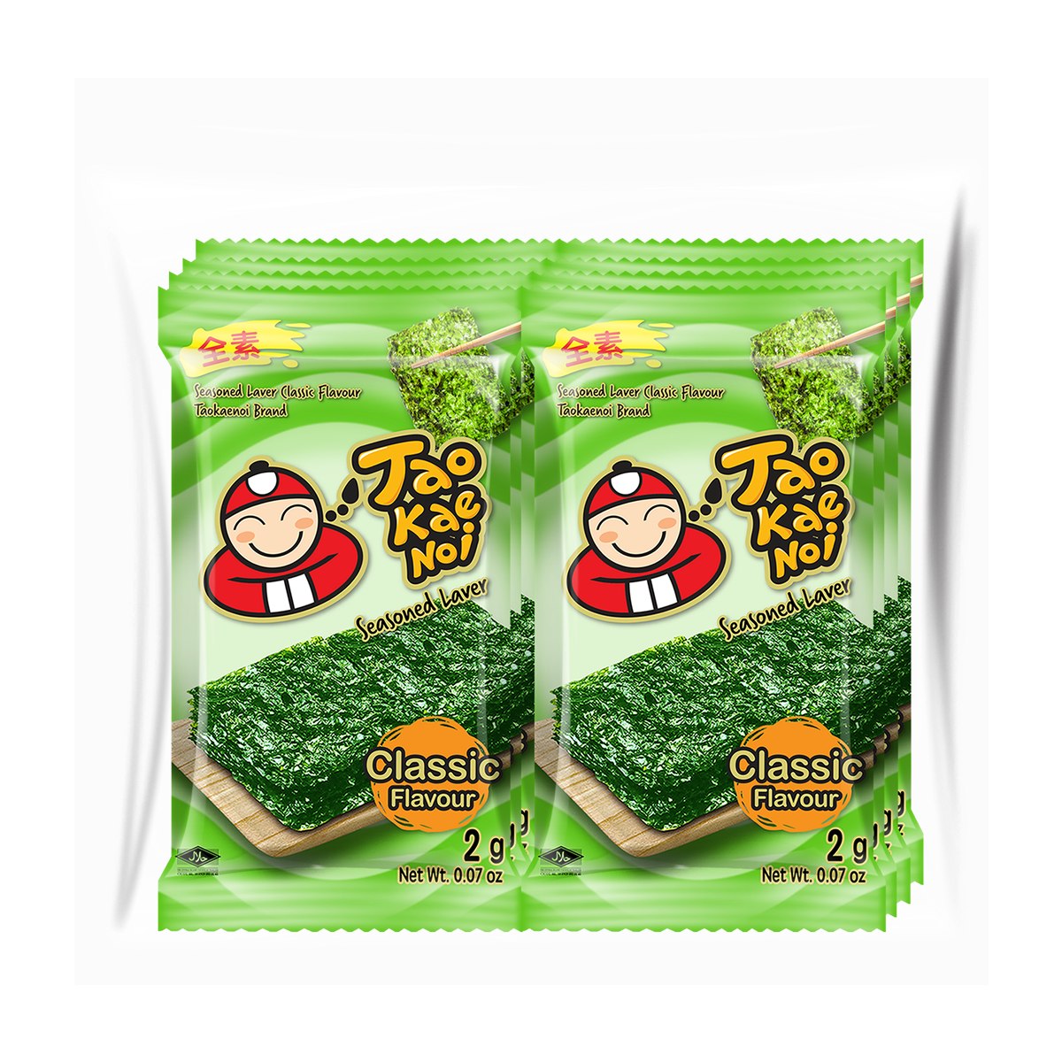 Tao Kae Noi classic roasted seaweed snack multipack